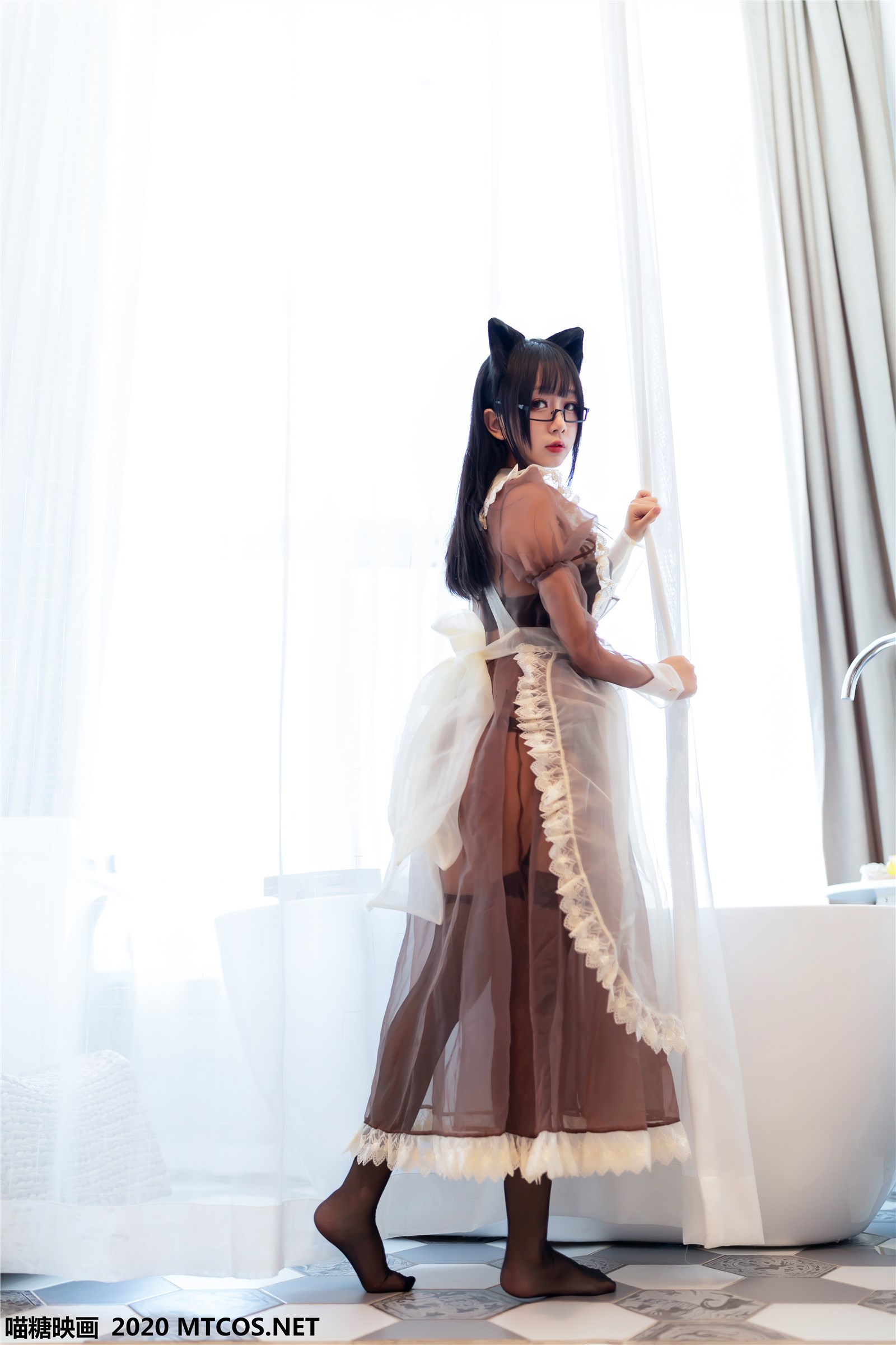 Meow sugar image vol.125 brown transparent maid(35)